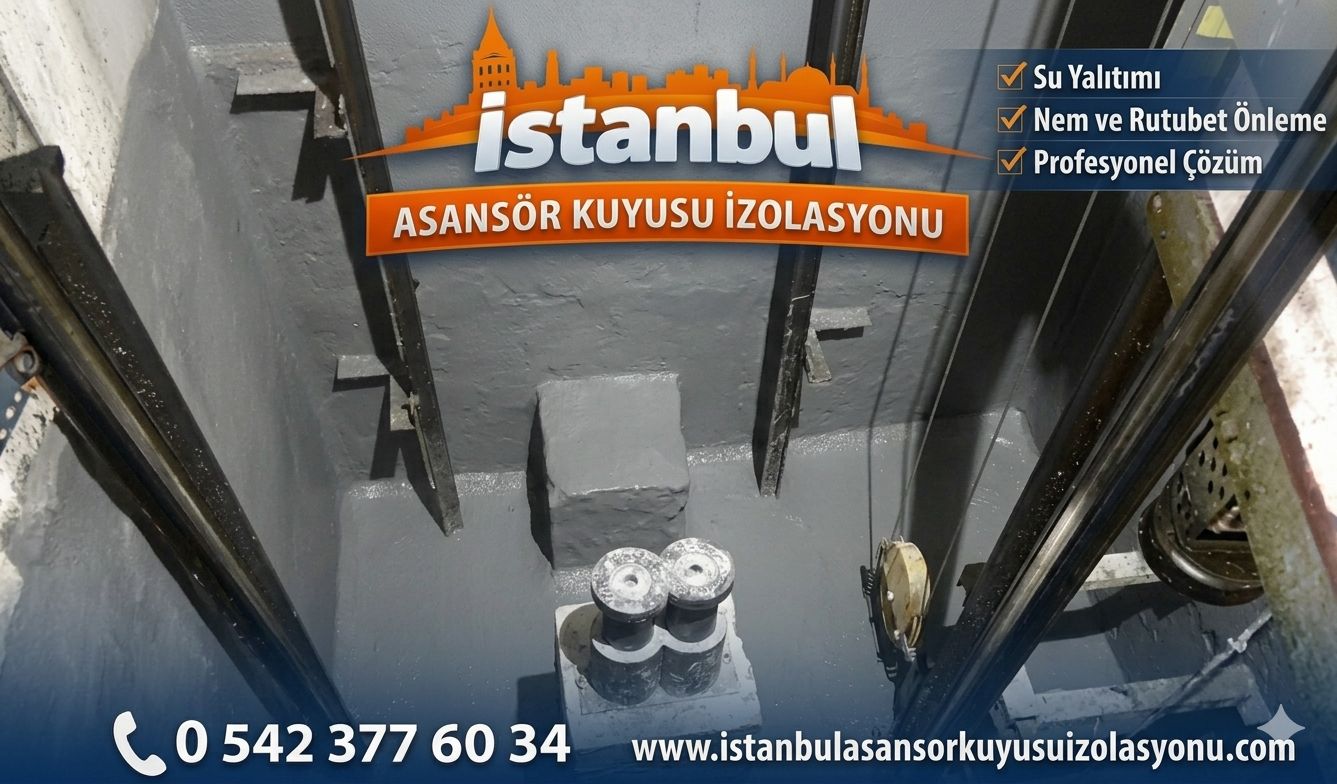 asansör kuyusu su yalıtım firması